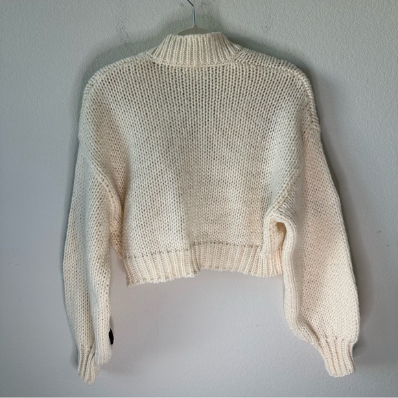 ANTHROPOLOGIE 3D Lipstick Embellished Cardigan Sweater OS - Picture 8 of 8